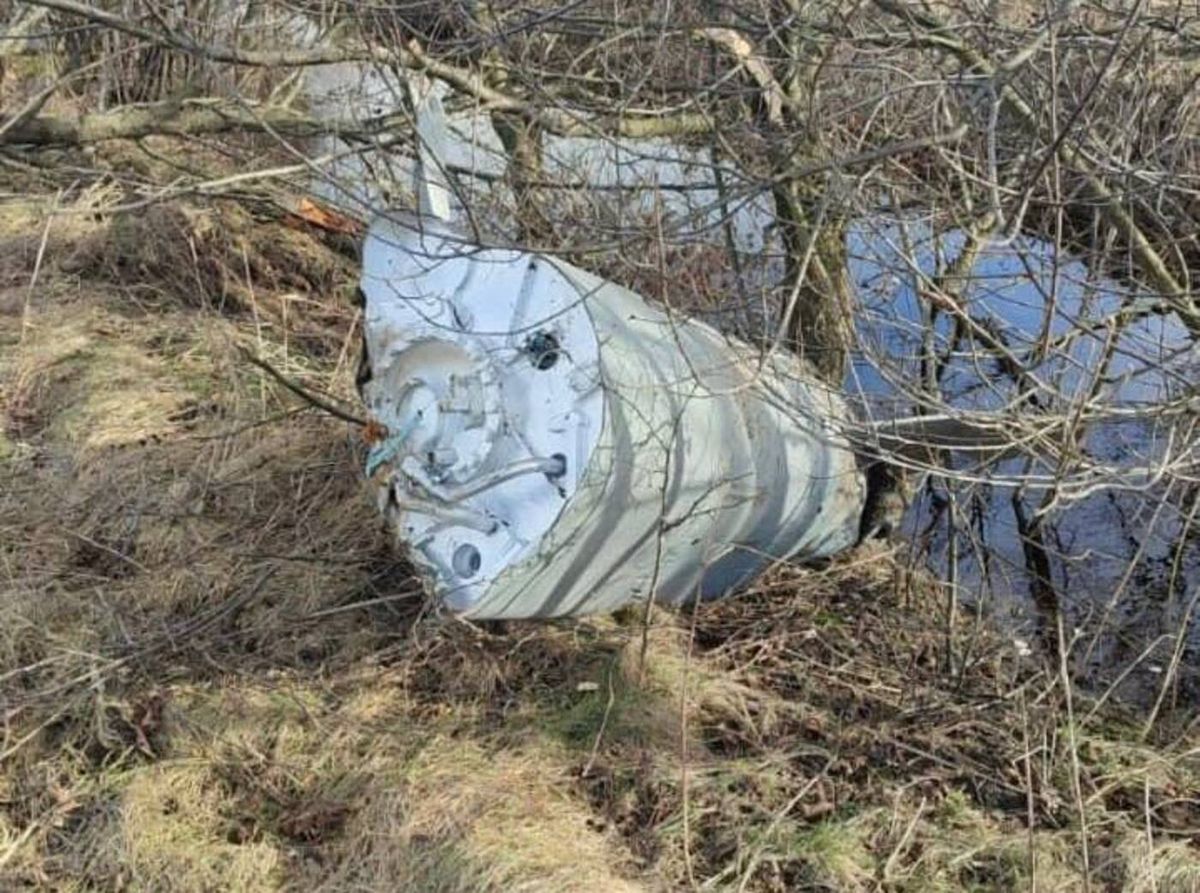 На Львівщині виявили уламки російської ракети, яка не здетонувала