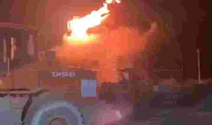 В Росії безпілотники атакували нафтопереробний завод під Краснодаром В Росії безпілотники атакували нафтопереробний завод під Краснодаром