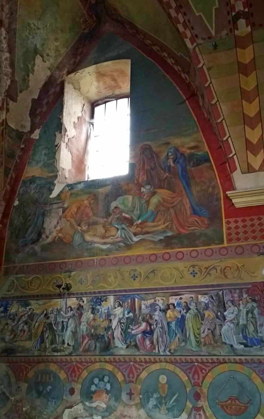 Розписи костелу у Вижнянах (фото ZAXID.NET)