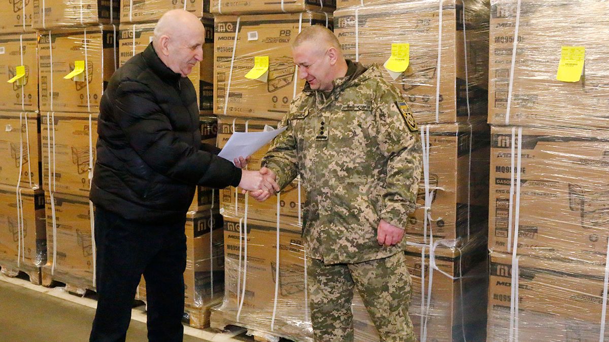 Нова партія допомоги: 500 генераторів отримали ЗСУ від компанії «Епіцентр»