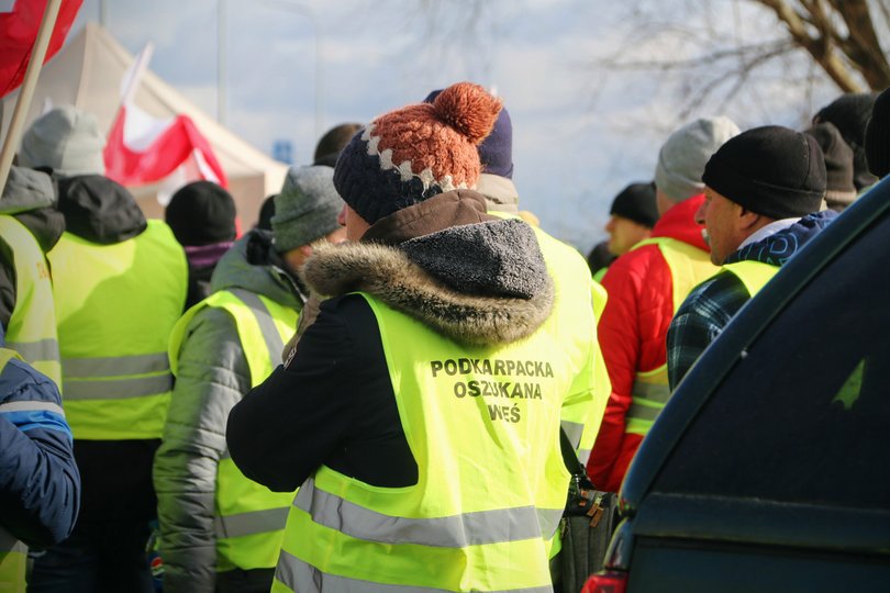Польські мітингувальники (Фото ZAXID.NET)