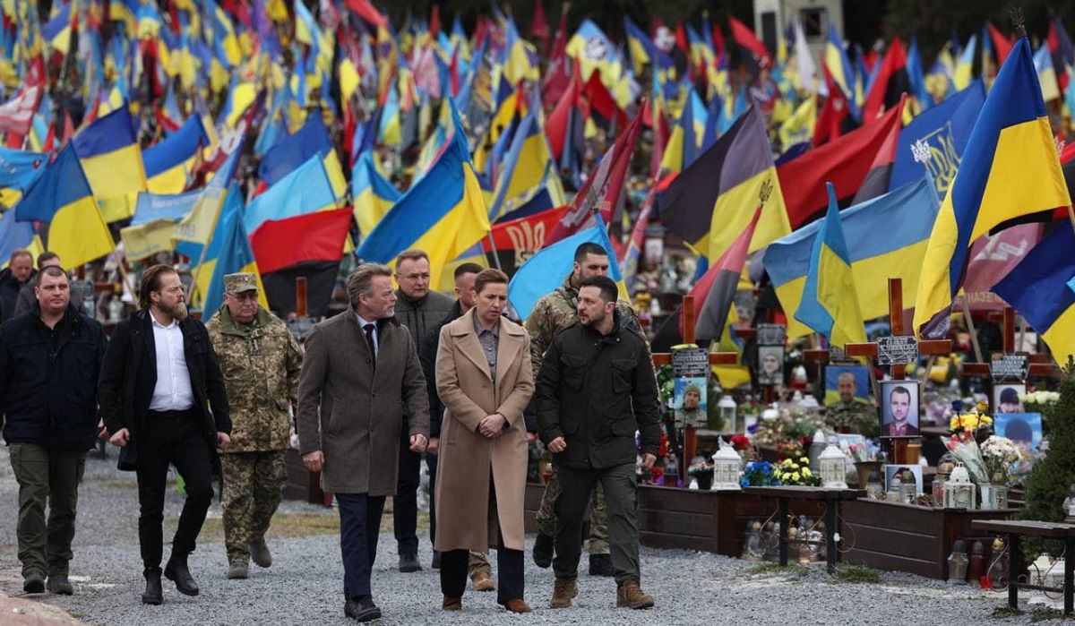 Володимир Зеленський та прем'єрка Данії прибули з візитом до Львова