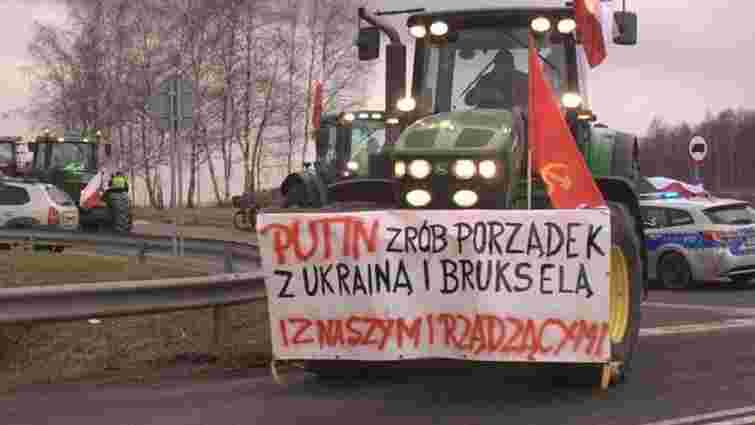 Польському фермеру оголосили підозри за проросійські гасла під час блокади кордону