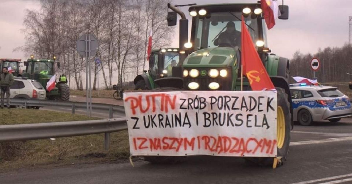 Польському фермеру оголосили підозри за проросійські гасла під час блокади кордону