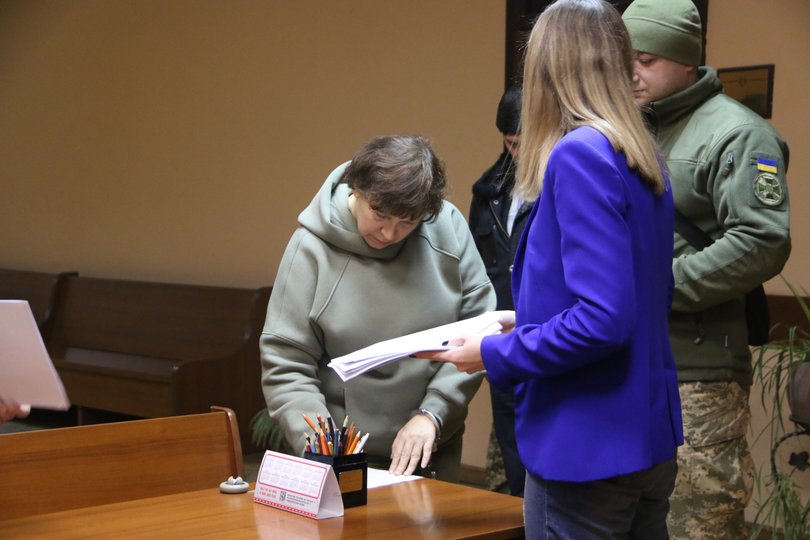 Світлана Новицька після засідання у четвер, 29 лютого (Фото ZAXID.NET)