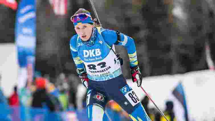 Закарпатська біатлоністка Олександра Меркушина взяла золото юнацького чемпіонату світу