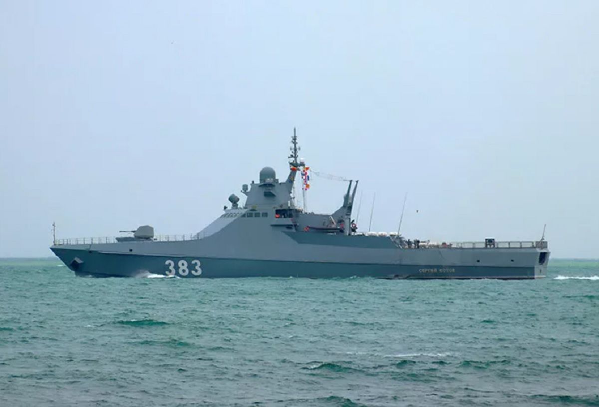  Морські дрони ГУР атакували російський патрульний корабель «Сєрґєй Котов»
