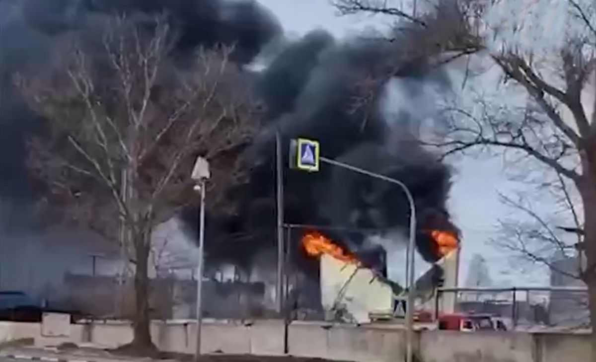 У Курській області невідомі БПЛА двічі за ранок атакували склад палива
