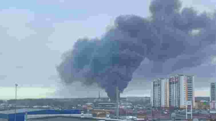 Поблизу санкт-петербурзького аеропорту зайнялася масштабна пожежа