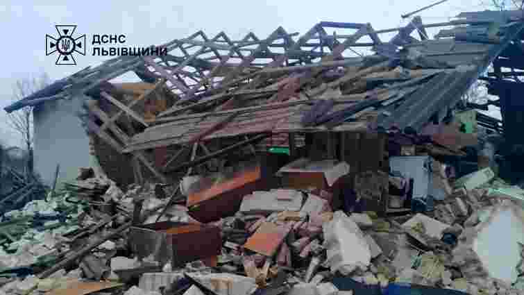 Вибух газу зруйнував одноповерхову будівлю в селі на Стрийщині