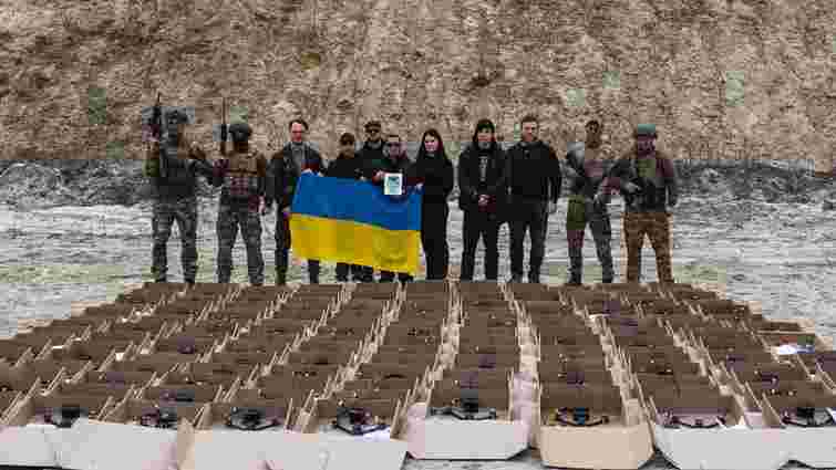 Гурт «Курган & Agregat» передав ГУР 175 дронів-камікадзе в межах благодійного туру Україною