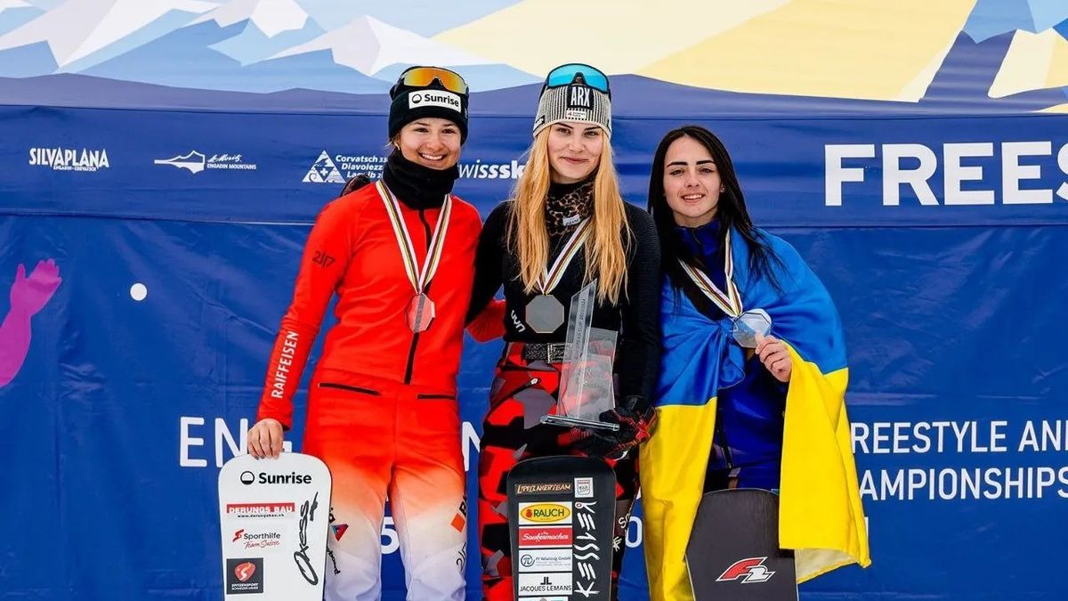 Закарпатка Надія Гапатин увійшла до трійки кращих сноубордисток Європи