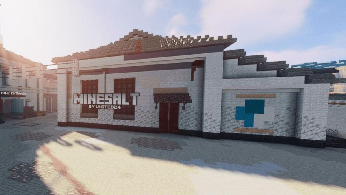 United24 презентувала комп'ютерну гру на базі Minecraft про копальні Соледара 