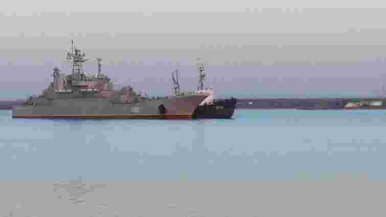 ЗСУ атакували десантний корабель «Костянтин Ольшанський»