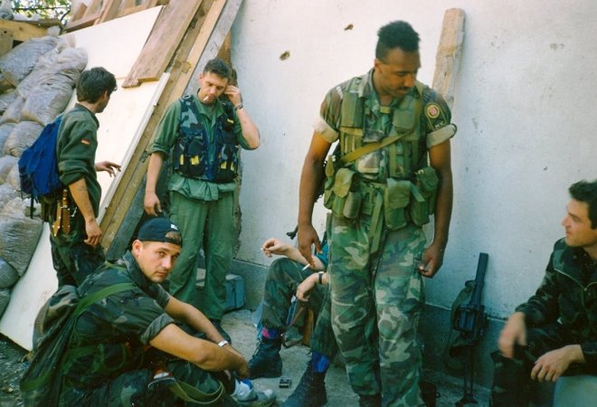 Пол Огілві під час війни у Хорватії