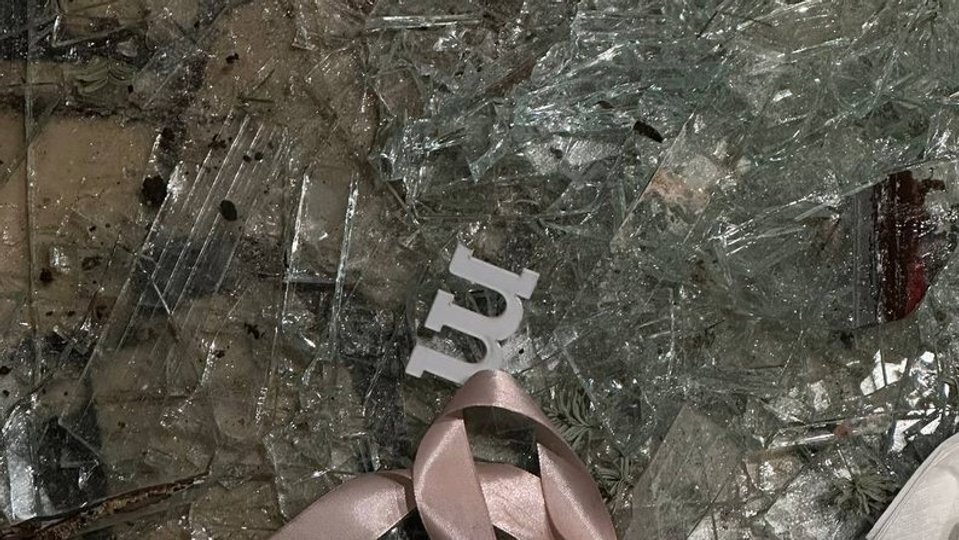 Кав'ярня Makers після обстрілу (Фото Дмитра Кабанця)