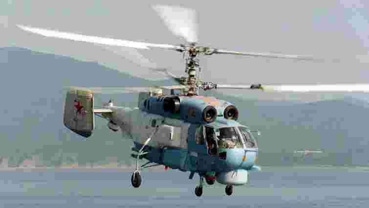 Російський військовий гелікоптер Ка-27 після вибуху впав у Чорне море