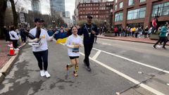 12-річна українка на протезах подолала дистанцію 5 км на Бостонському марафоні