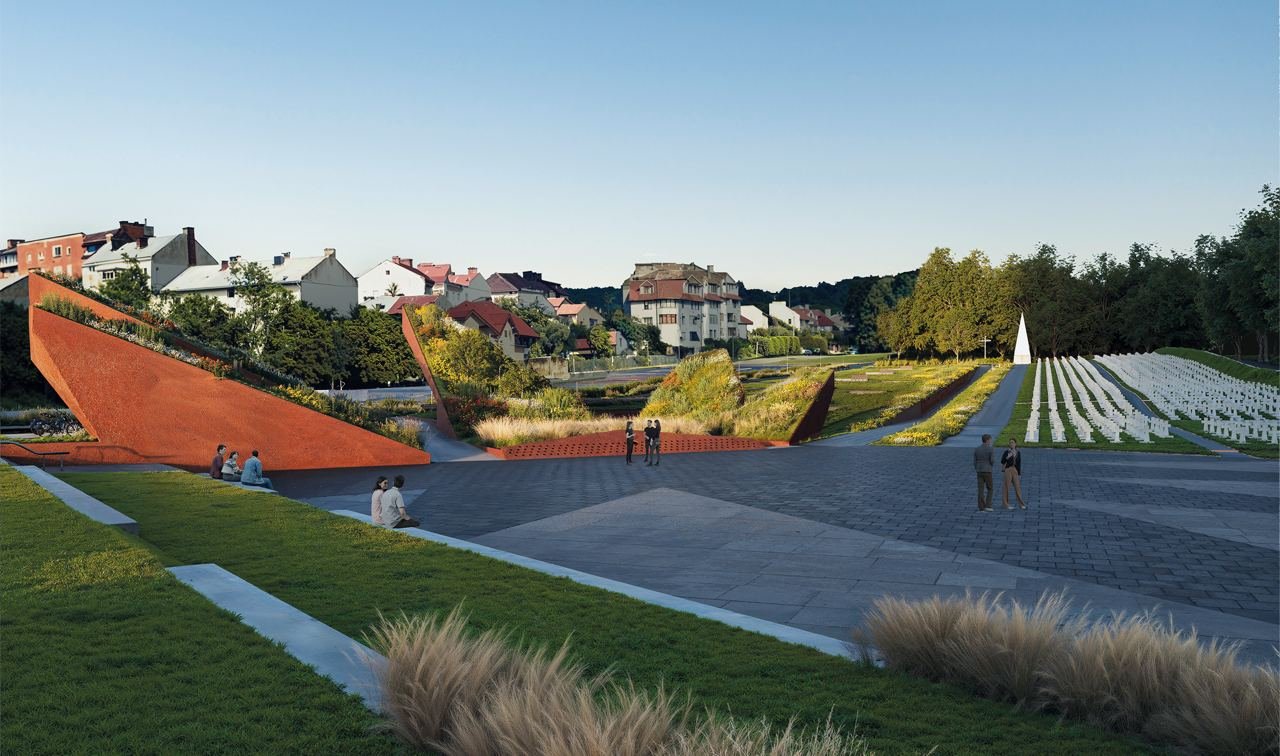 Проект меморіалу Героїв України у Львові