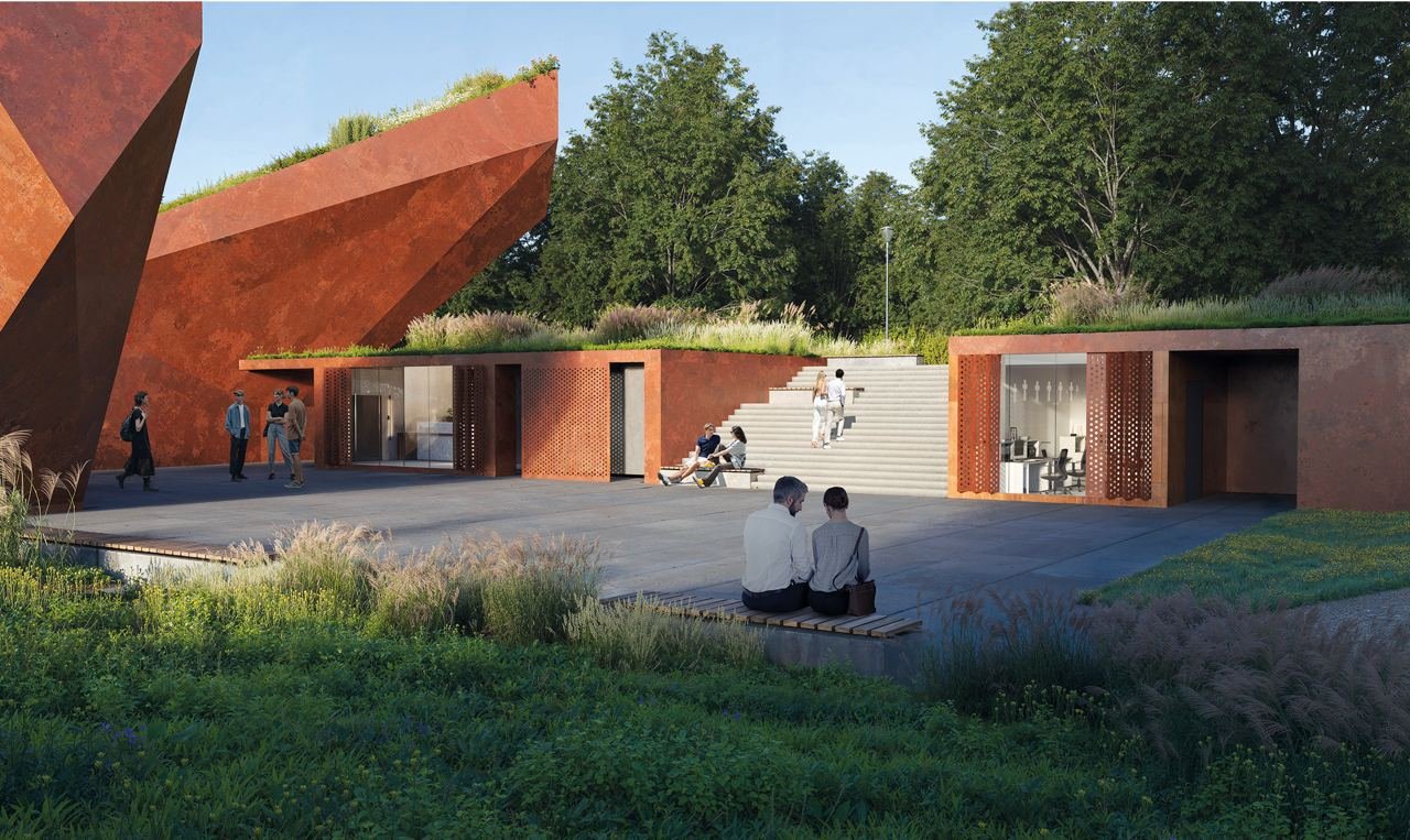 Проект меморіалу Героїв України у Львові