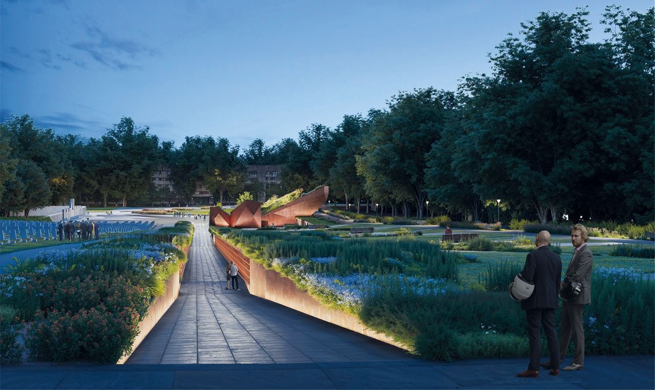 Проект меморіалу Героїв України у Львові