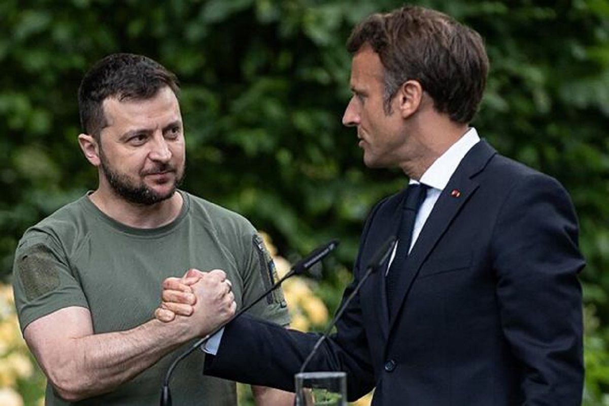Зеленський відреагував на ідею Макрона щодо перемир'я з Росією на час Олімпіади