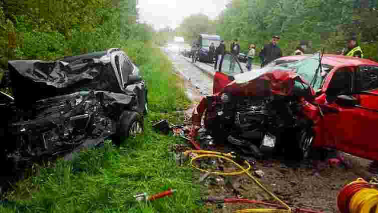  Внаслідок лобового зіткнення двох Škoda біля Дрогобича травмувалися четверо людей