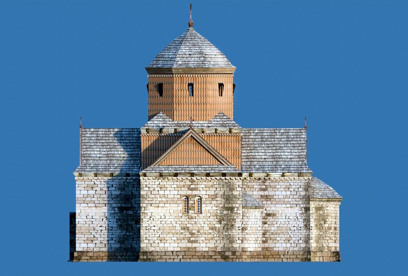 Південний фасад (реконструкція Романа Франківа)