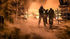 У Харкові через атаку дронів спалахнула масштабна пожежа, є постраждалі 