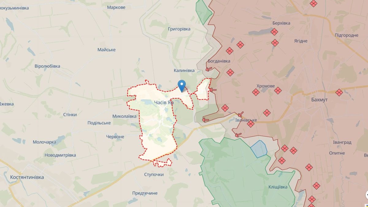 У районі Часового Яру росіяни зосередили близько 25 тис. військовослужбовців