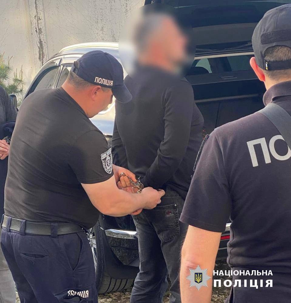 Затримання чиновника (Фото поліції)