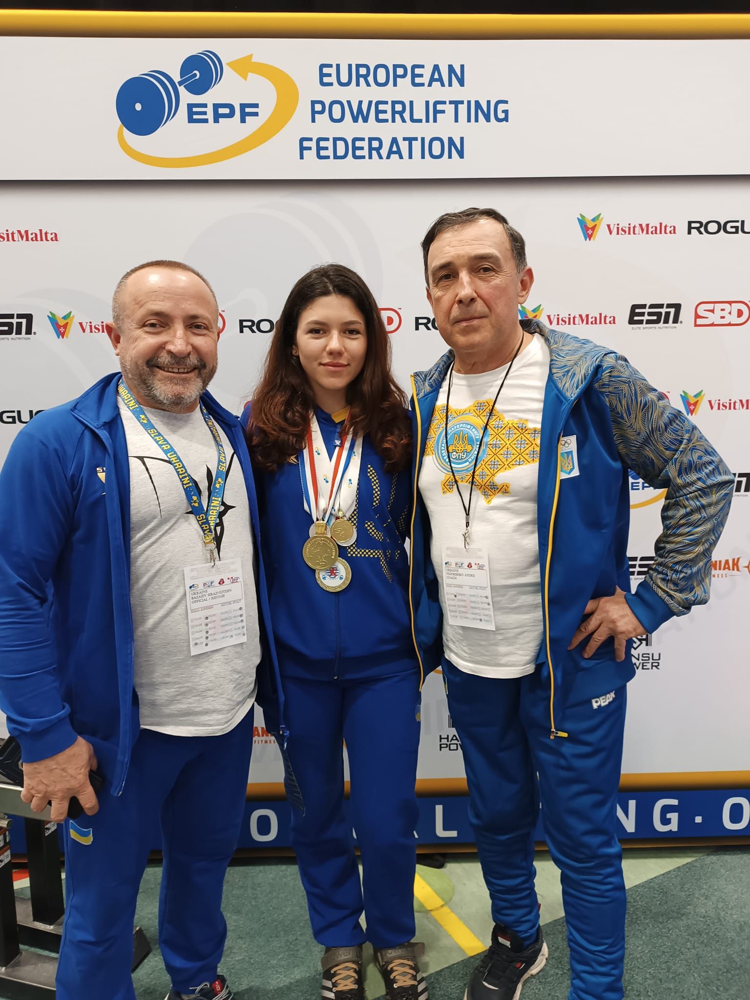 Наталія Мага з тренером Андрієм Федорішком (праворуч)