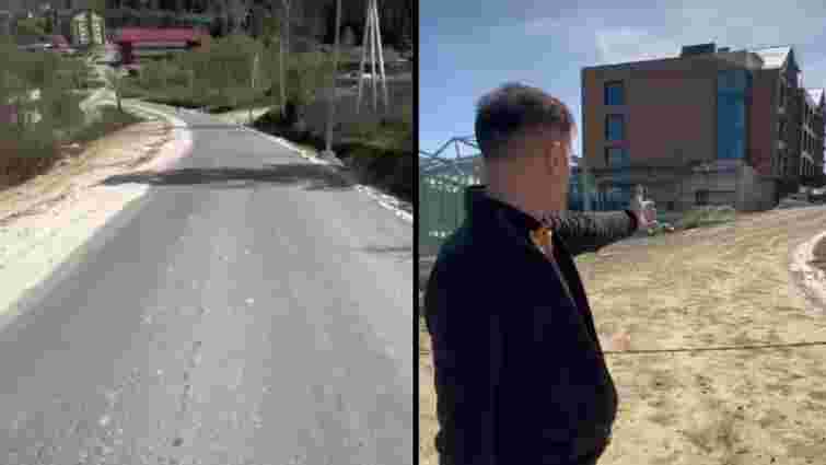 З бюджету Львівщини виділили 23,1 млн грн на дорогу до готелю, який будує Зіновій Козицький