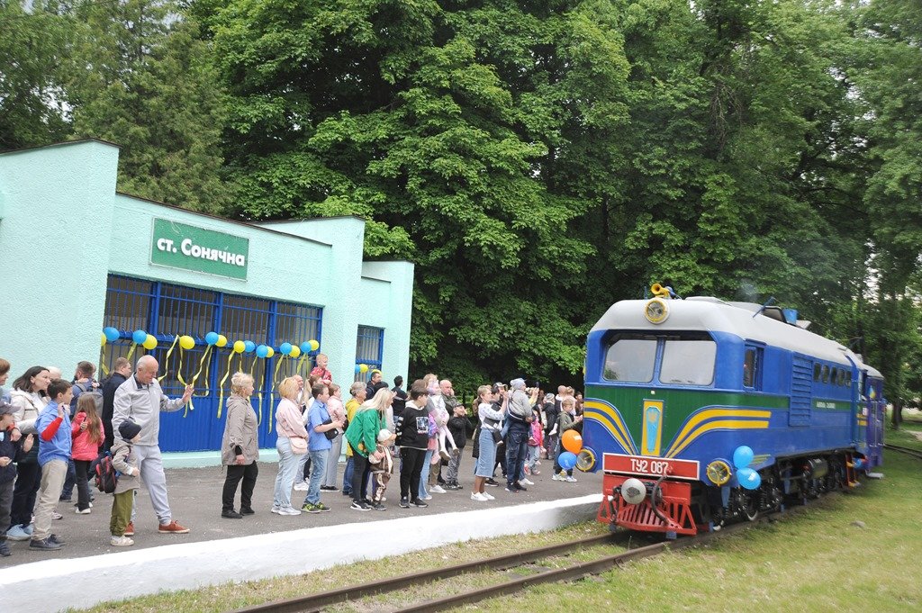 Перший рейс 73 сезону Львівської дитячої залізниці
