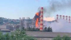 Після дронової атаки у Росії зупинив роботу нафтопереробний завод
