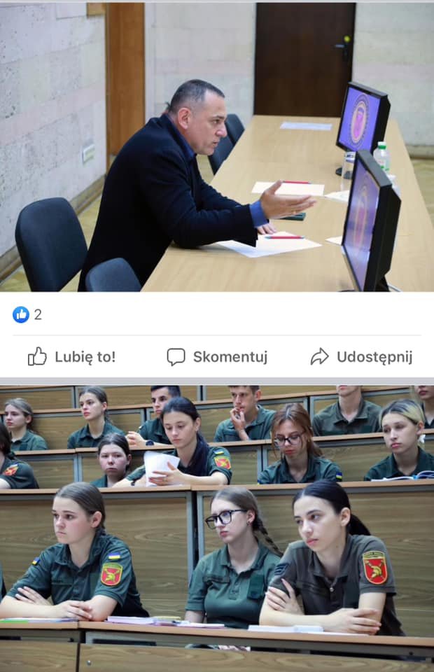 Публікація про зустріч з Бужанським (Скриншот Марини Данилюк-Єрмолаєвої)