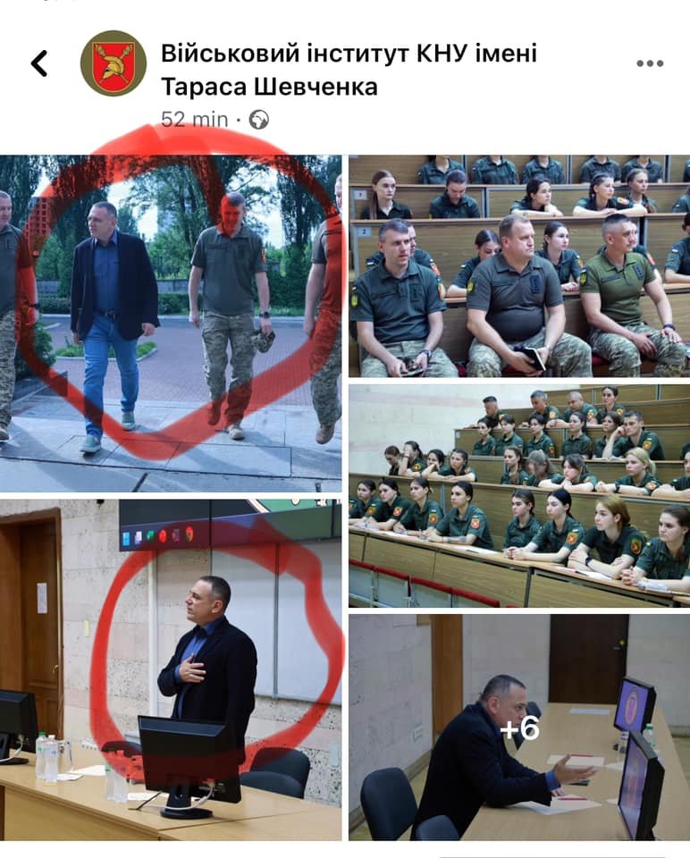 Публікація про зустріч з Бужанським (Скриншот Марини Данилюк-Єрмолаєвої)