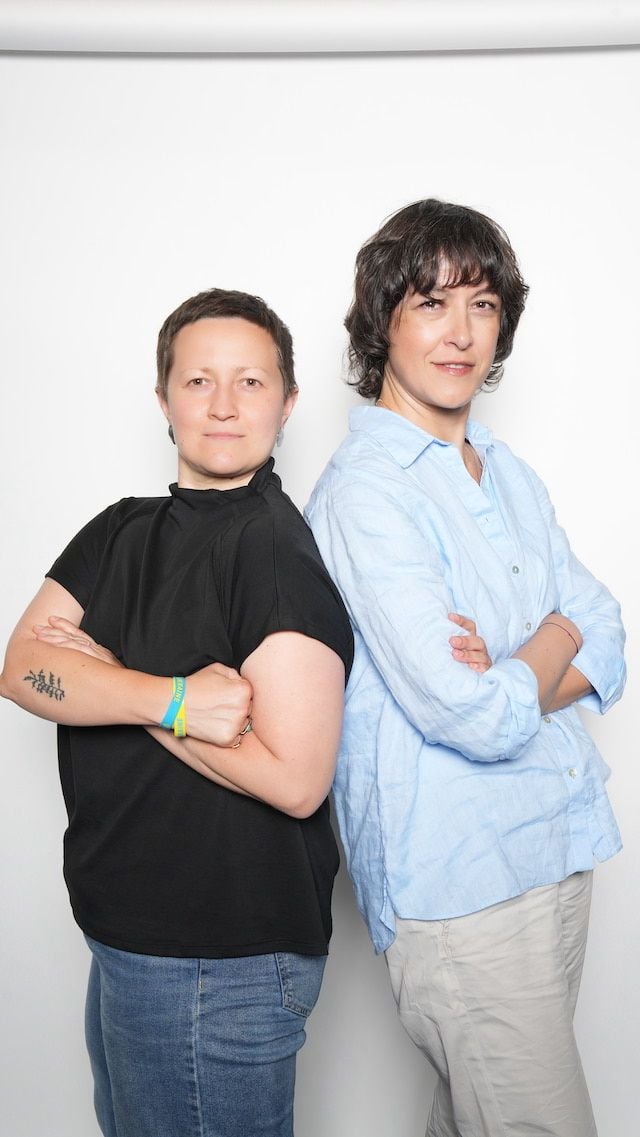Зоя Лактіонова та Наталія Лібет (фото Global Media Makers LA)