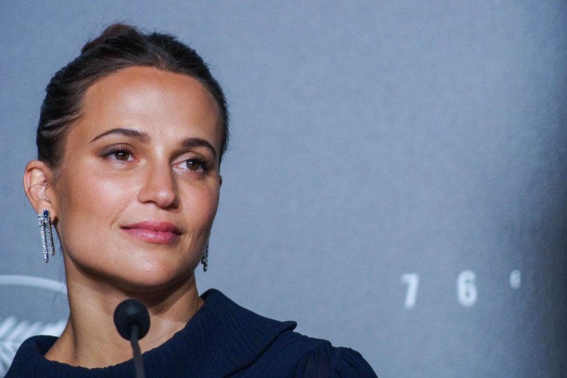 Алісія Вікандер на презентації фільму у Каннах (фото Катерини Сліпченко)