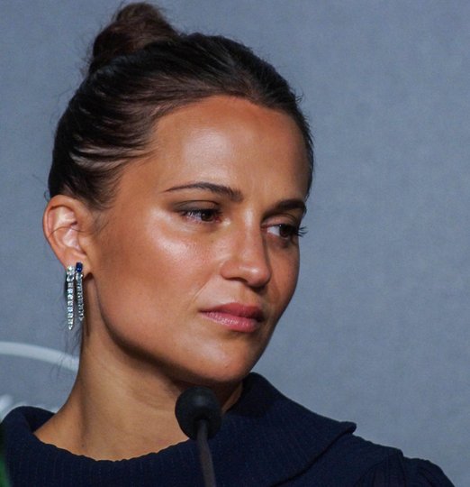 Алісія Вікандер на презентації фільму у Каннах (фото Катерини Сліпченко)