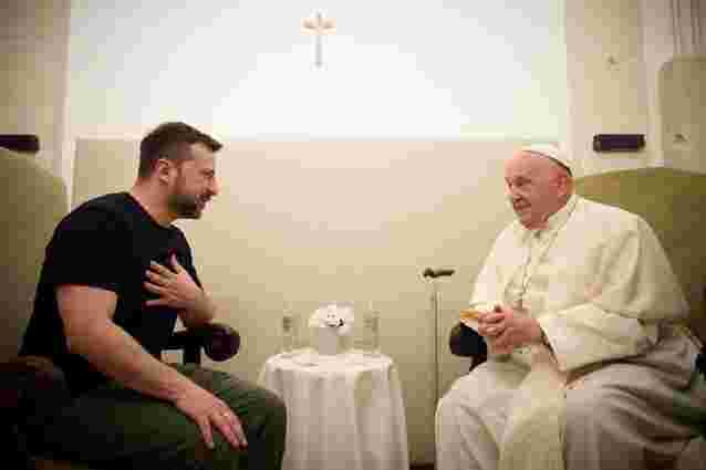 Володимир Зеленський в Італії зустрівся із Папою Римським