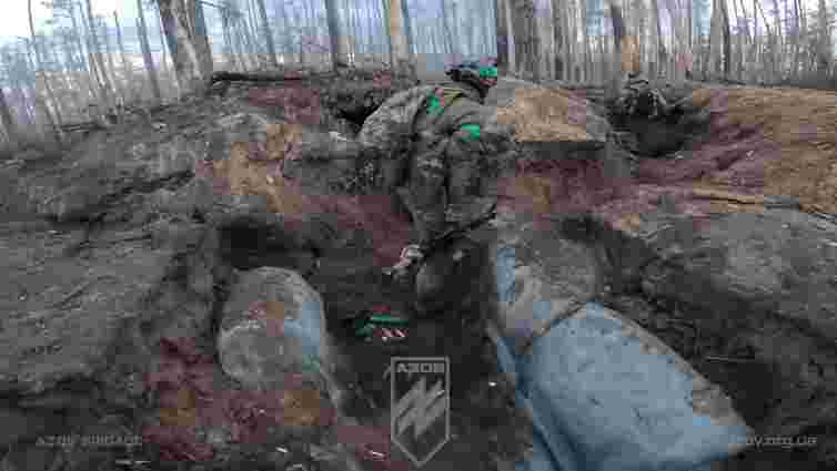 Бійці «Азову» вибили росіян з низки позицій у Серебрянському лісі 