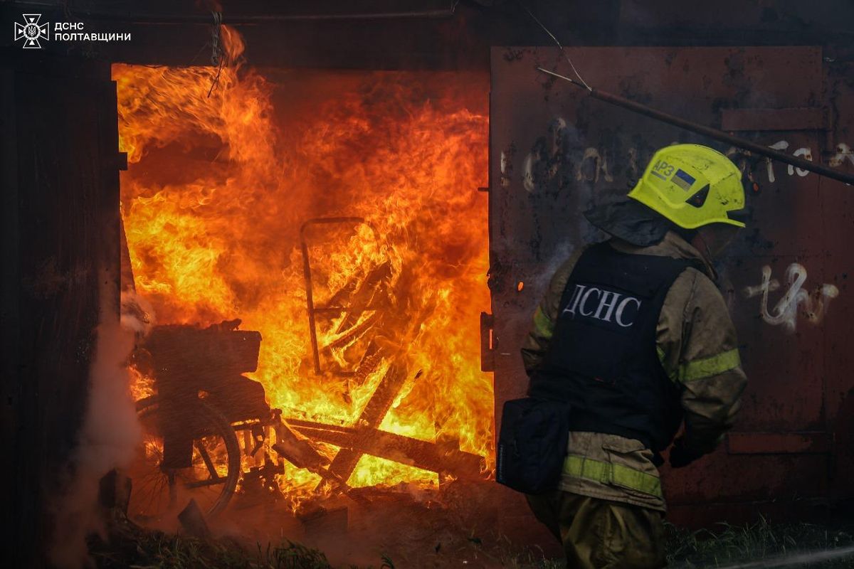 Росіяни атакували цивільну інфраструктуру у Полтаві, є постраждалі