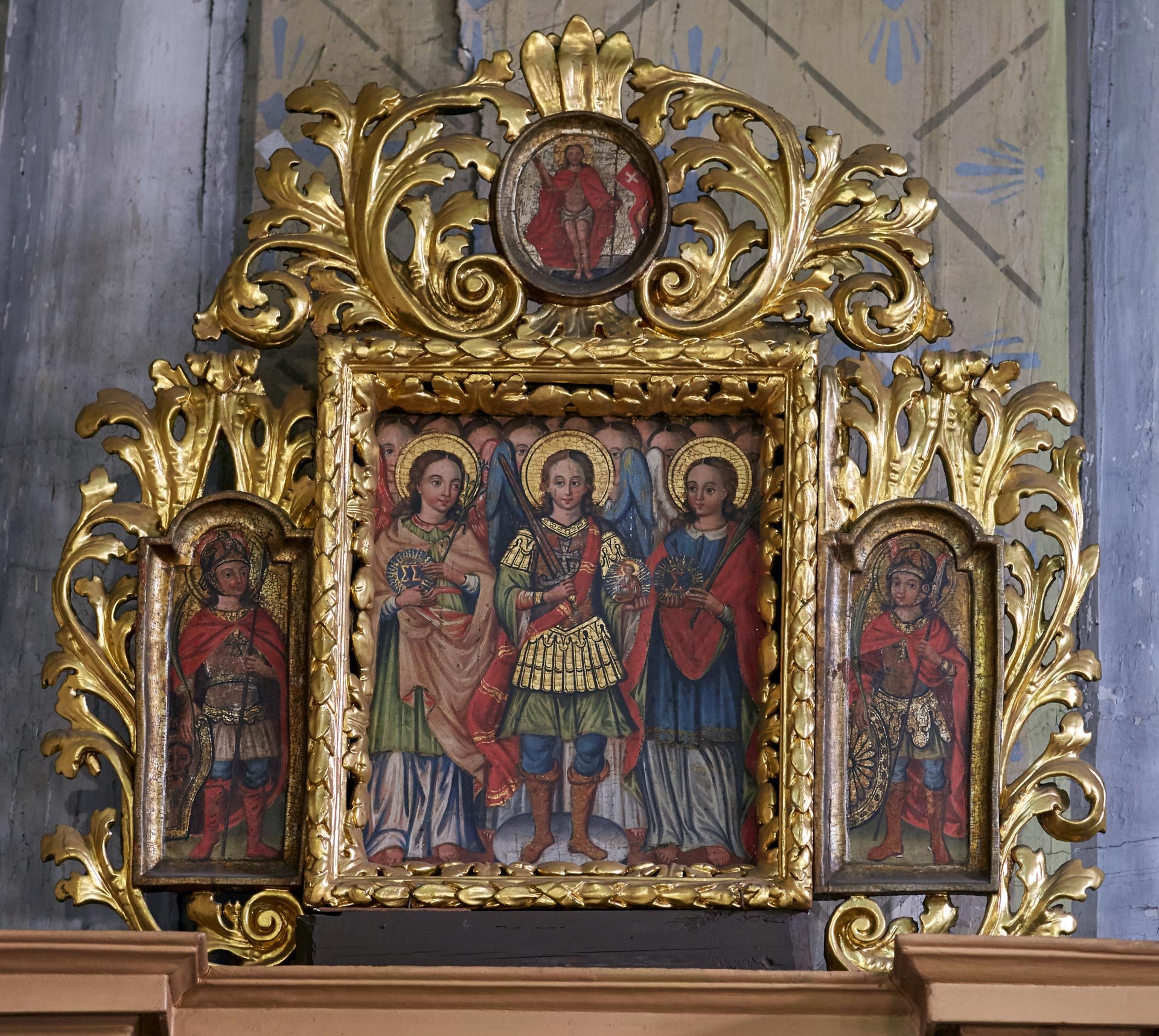 Триптих архангела Михаїла та інших воїнів
