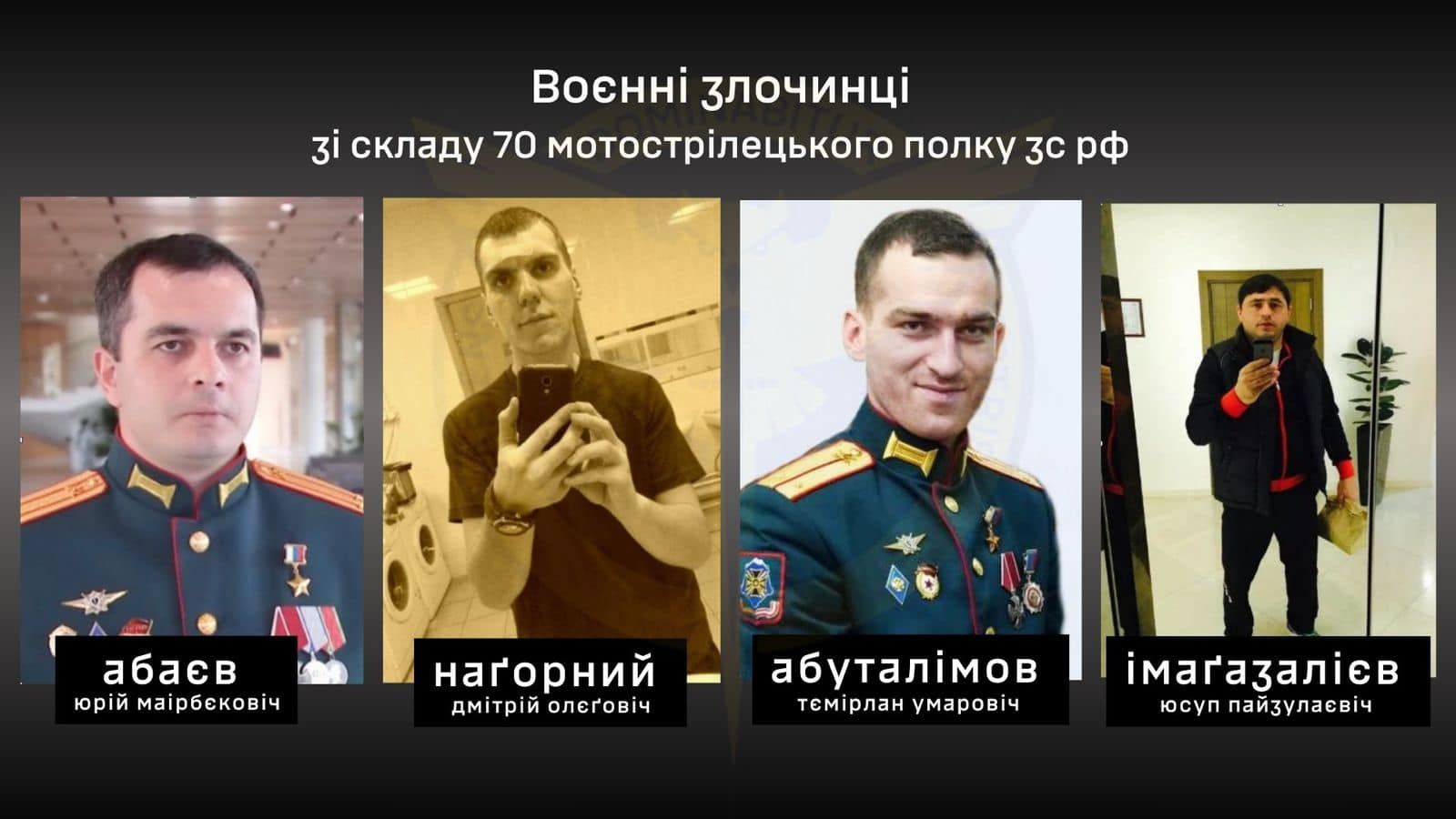 ГУР встановила особи росіян, які розстріляли українських полонених під Роботиним у травні 2024 року