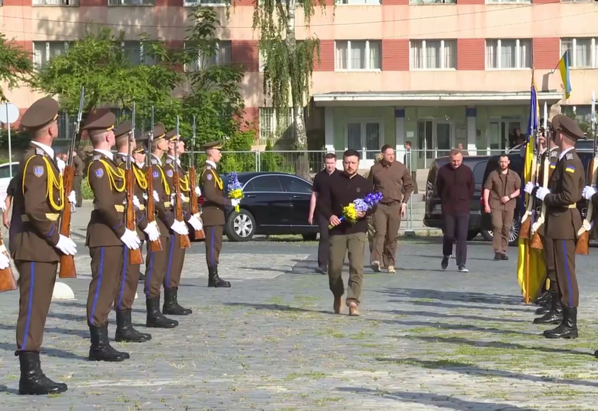 До Львова з неоголошеним візитом приїхав президент Володимир Зеленський