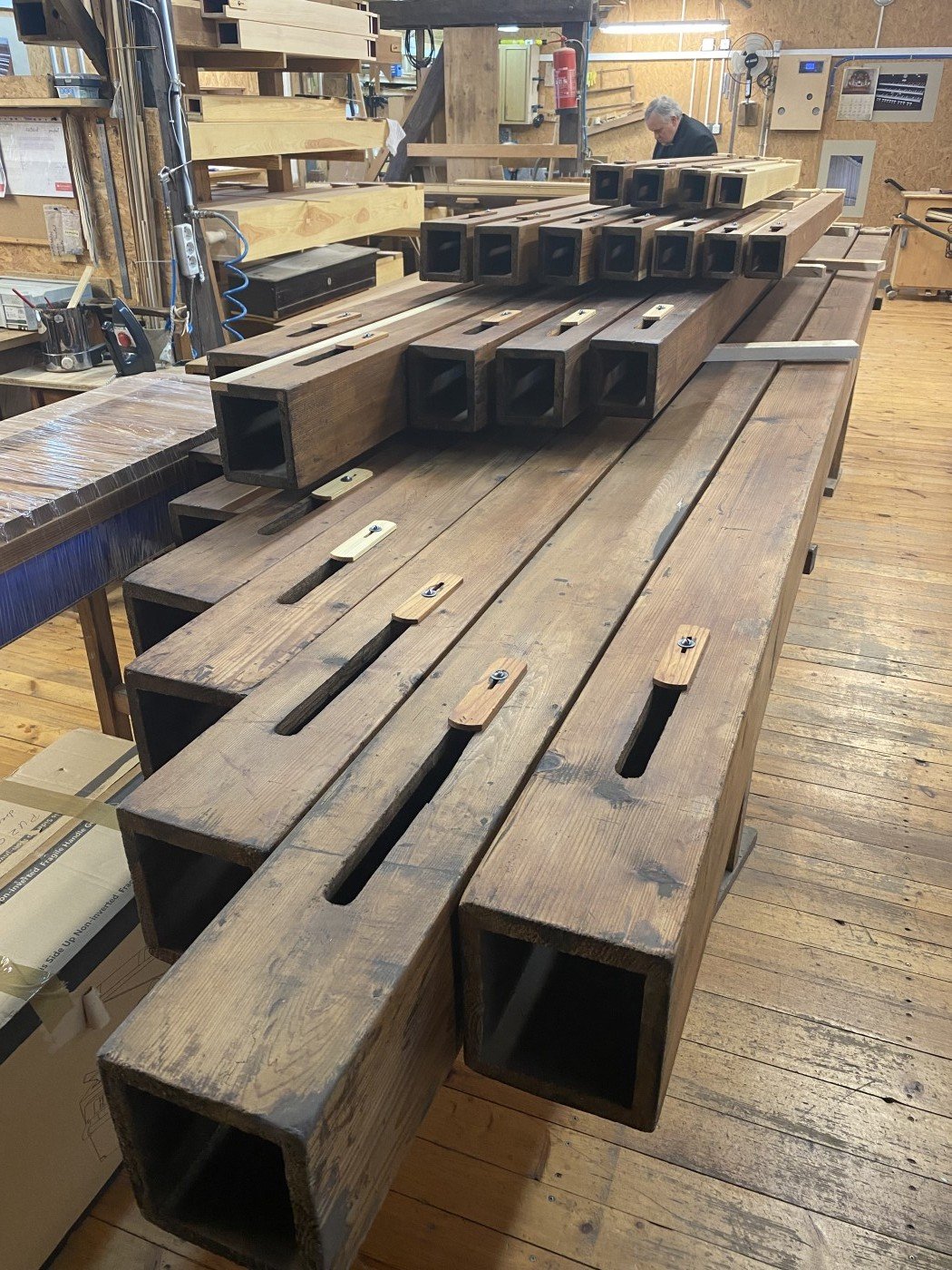 Розібрані елементи органа (фото Polonika)