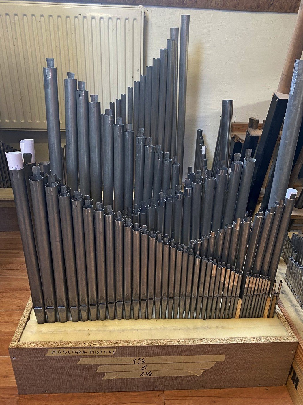 Розібрані елементи органа (фото Polonika)