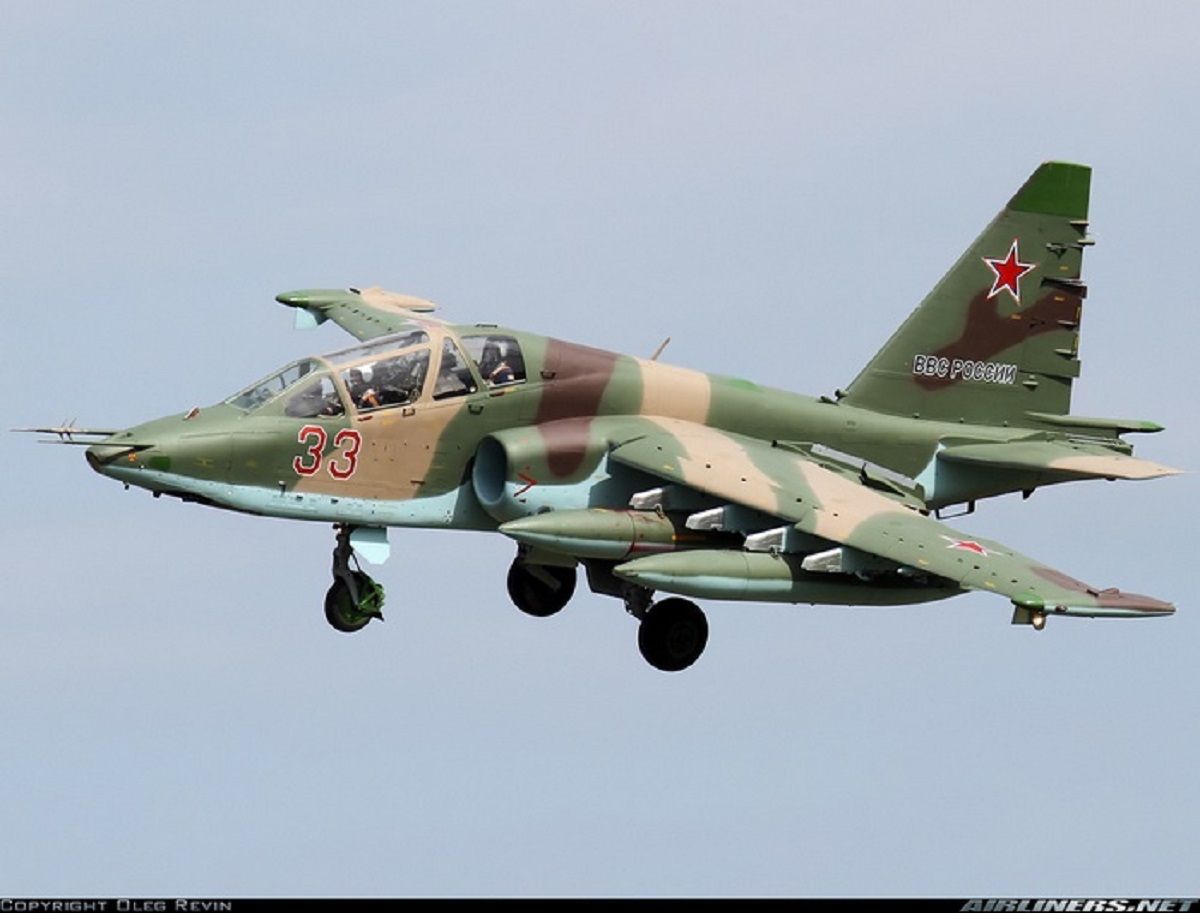 Сили оборони уразили російський штурмовик Су-25 на Донеччині 
