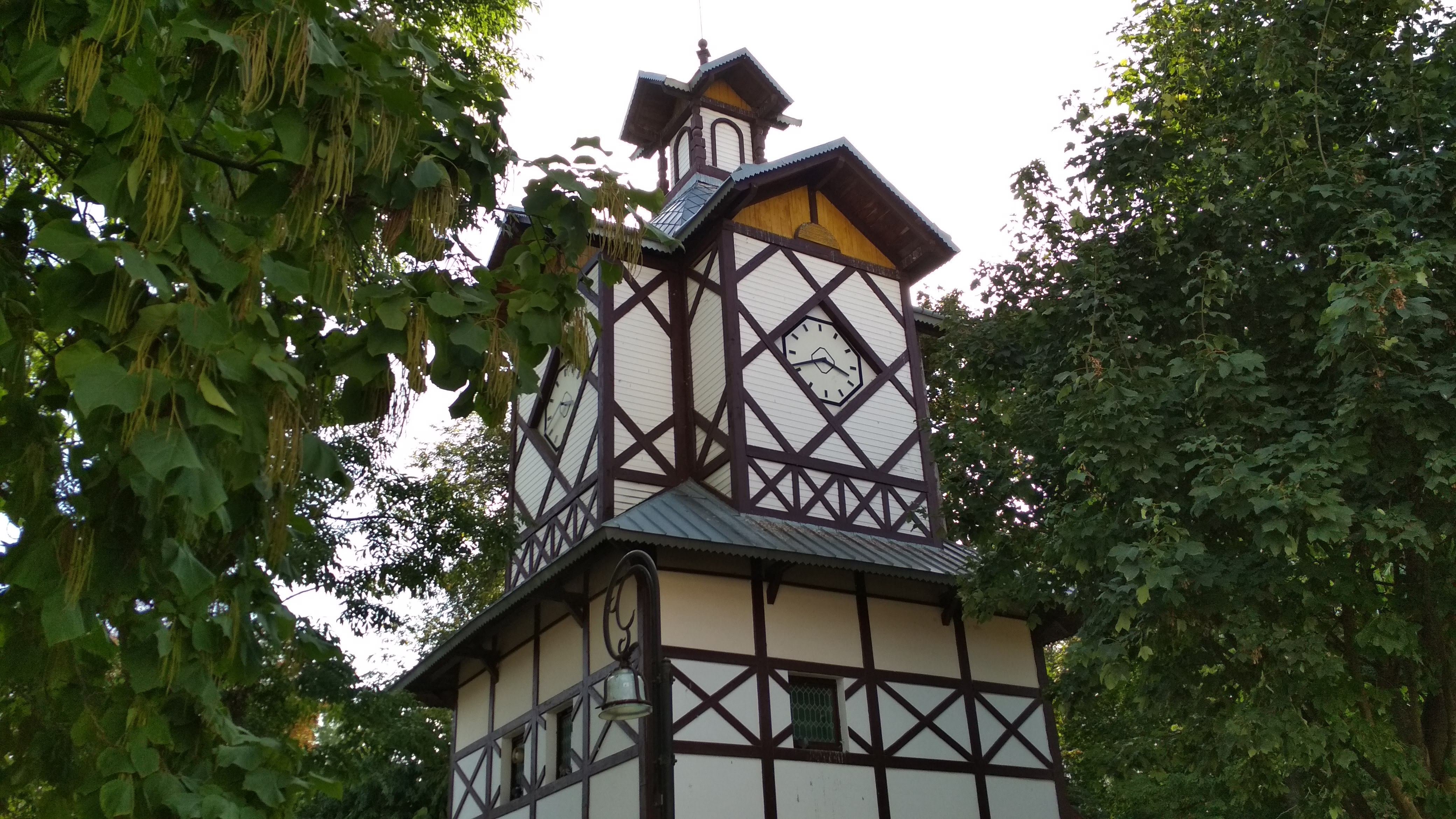 Бродівський фахверковий міський годинник (фото ZAXID.NET)